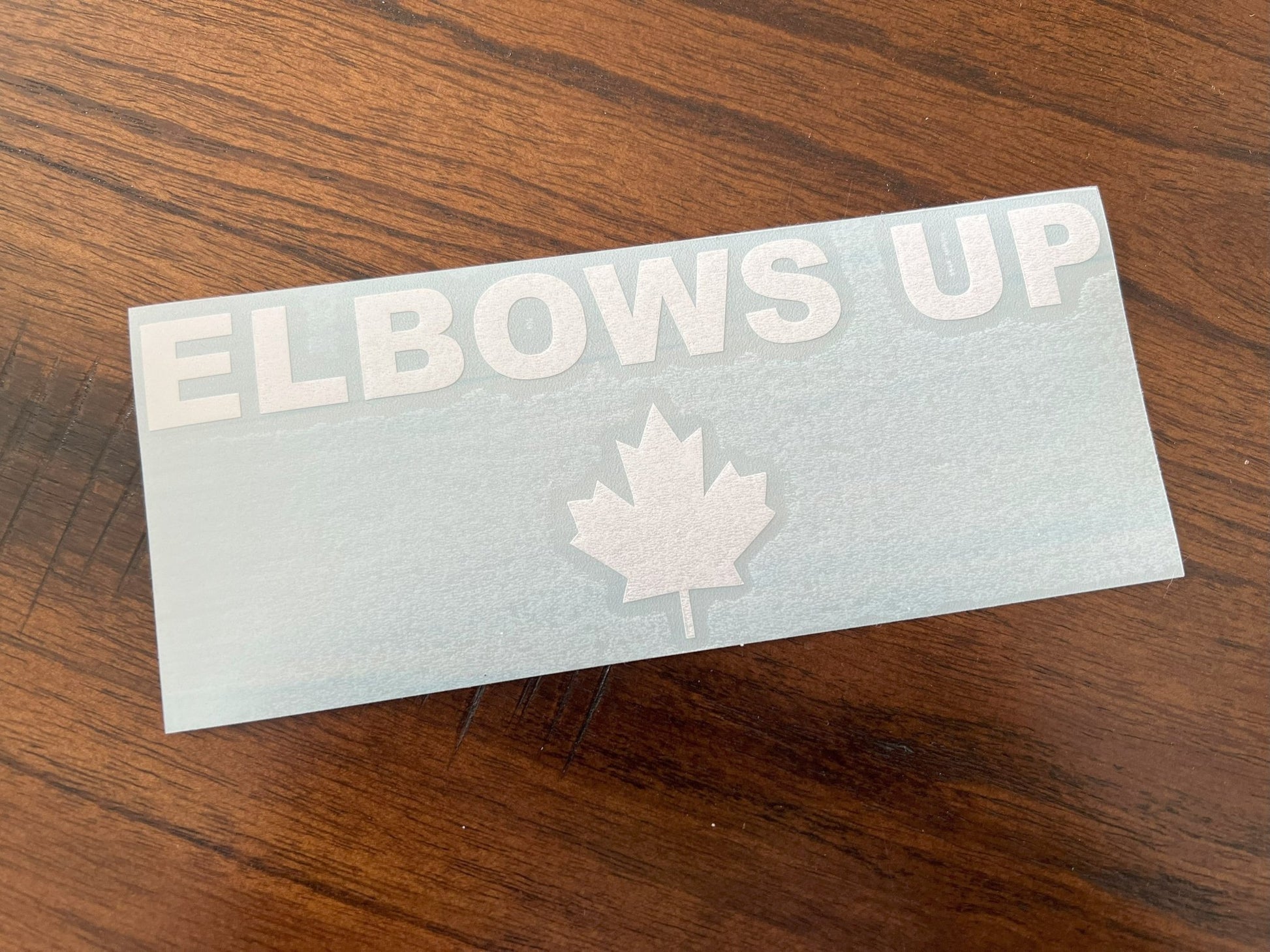 Elbows Up Decal - Canada Pride Vinyl Window Sticker - Madd Decals