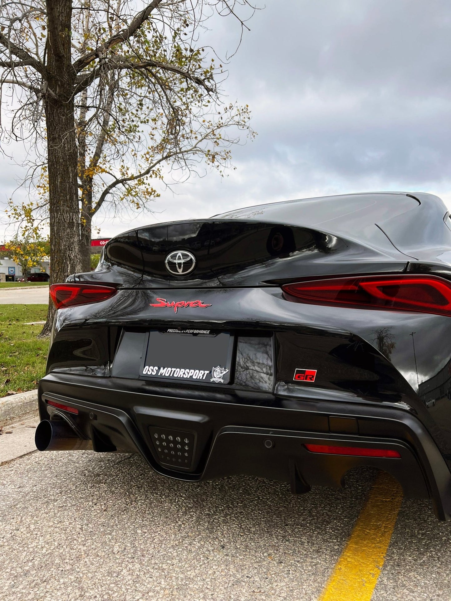 2020-2024 A90 Supra Emblem Overlay Vinyl Color Change - Madd Decals