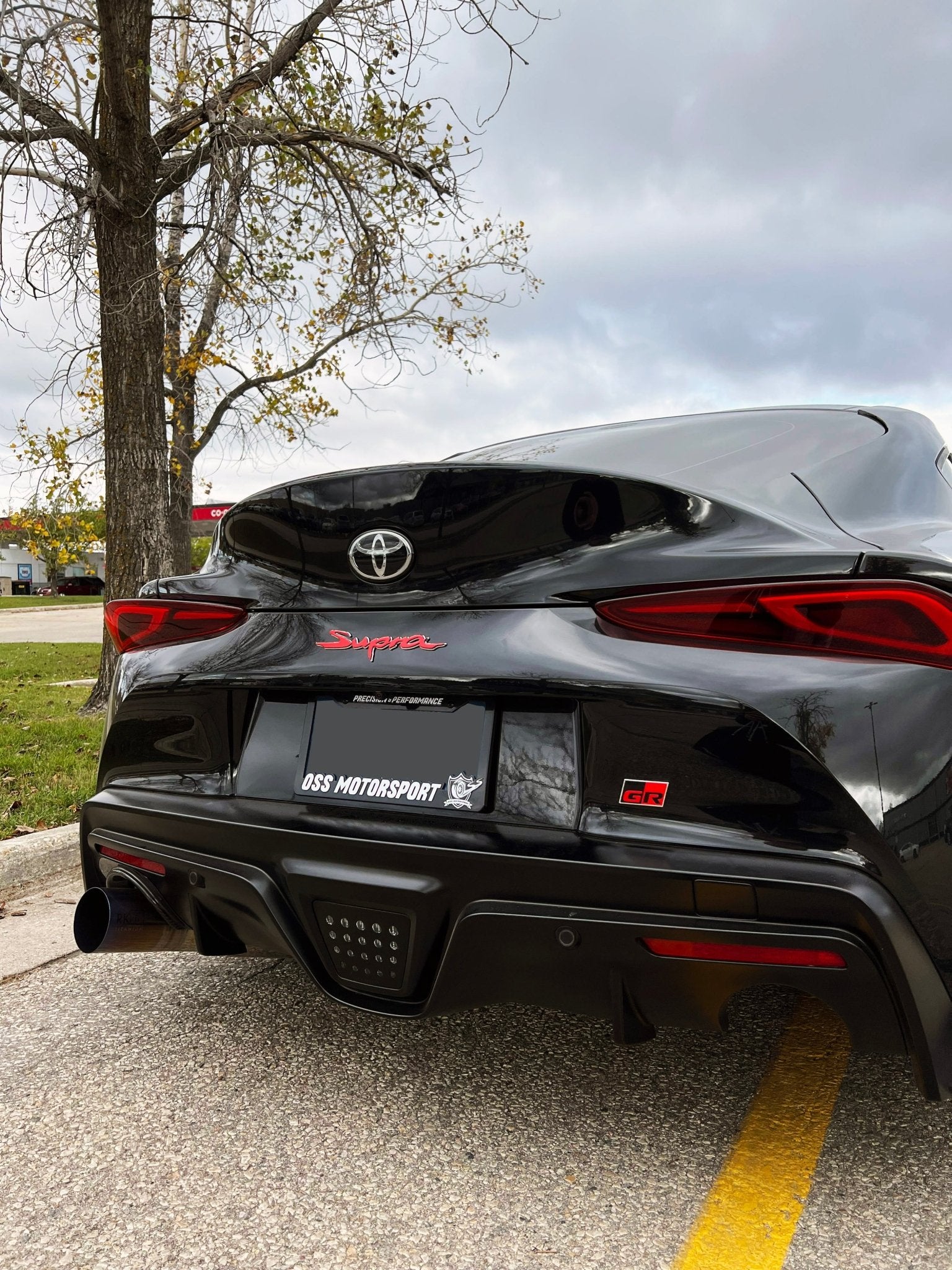 2020-2024 A90 Supra Emblem Overlay Vinyl Color Change - Madd Decals