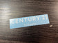 Custom Vinyl car sticker decal made in Canada