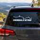 Cherohala Skyway Car Decal Road Map Sticker