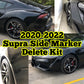 2020-2024 A90 Supra Side Marker Reflector Vinyl Delete Kit Overlay Front & Rear - Madd Decals