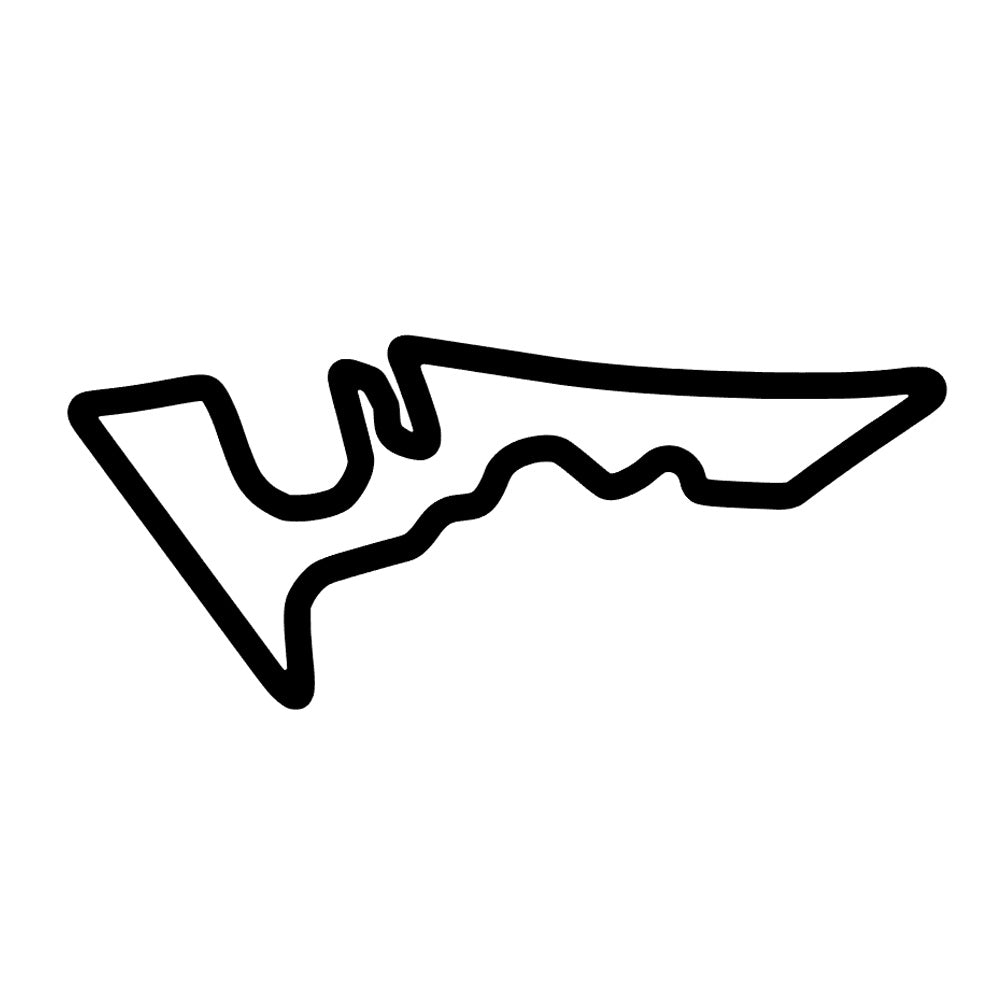 Circuit of the Americas COTY Track Decal Outline Sticker - Madd Decals