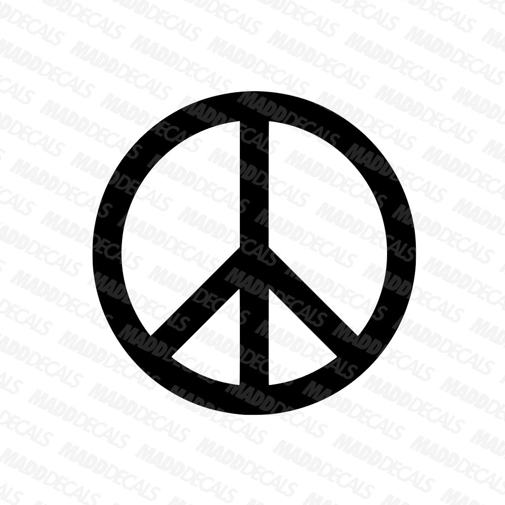 Peace Sign Decal - Madd Decals