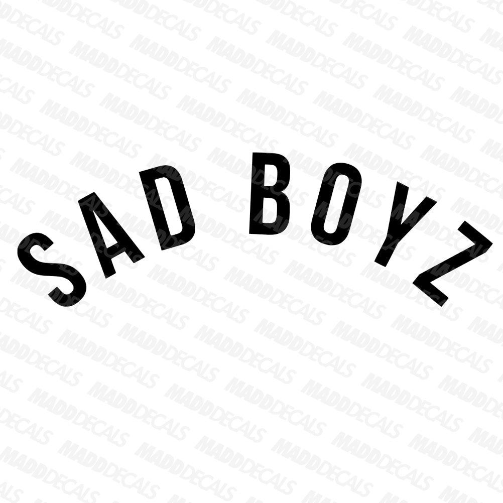 SAD BOYZ Arc Vinyl Decal - Madd Decals