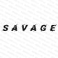 SAVAGE Windshield Banner Decal - Madd Decals