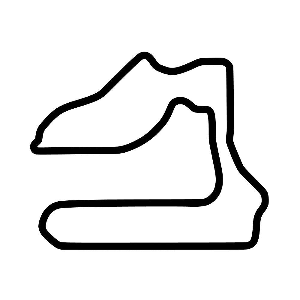 Sebring International Raceway Track Decal Outline Sticker - Madd Decals