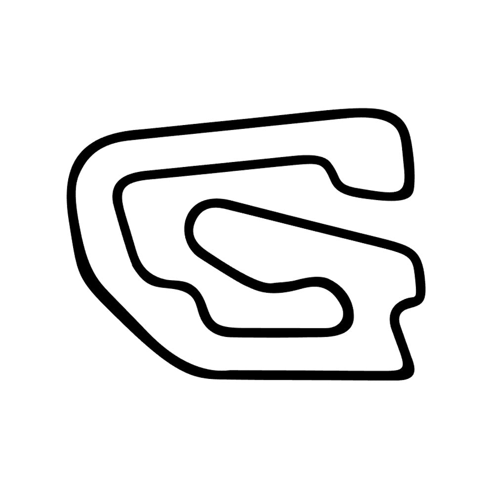 Vancouver Island Motorsport Circuit Track Decal Outline Sticker - Madd Decals