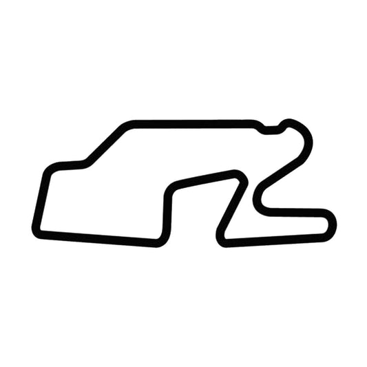 Watkins Glen International Track Decal Outline Sticker - Madd Decals